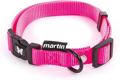 Produktbild von Martin Sellier Verstellbares Klassisches Hundehalsband aus Nylon in Rosa Größe XS