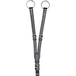 Produktbild von Martingalgabel BASIC aus Leder für Pferde in Schwarz