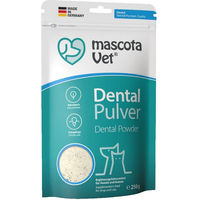 Produktbild von mascota vital Dental Pulver zur Zahnpflege für Hunde und Katzen für alle Altersstufen 250g