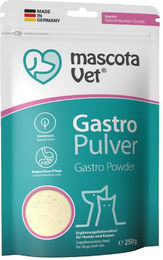 Produktbild von mascota vital Gastro Pulver zur Magen-Darm-Unterstützung für Hunde und Katzen 250g