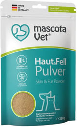 Produktbild von mascota vital Haut & Fell Pulver für Hunde und Katzen 1000g