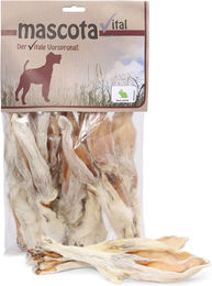 Mascota Vital Kaninchenohren mit Fell 200g Naturkauartikel für Hunde getreidefrei - 200 g – Bild 1 von 4