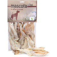 Produktbild von Mascota Vital Kaninchenohren mit Fell 200g Naturkauartikel für Hunde getreidefrei - 200 g