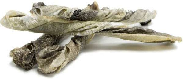Produktbild von mascota vital Kausnack Kabeljau-Zöpfe Sensitive ohne Farb- und Aromastoffe 120g