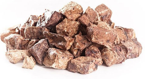 Produktbild von mascota vital Kausnack Ziegen-Lungenwürfel Monoprotein Sensitive für Hunde und Katzen