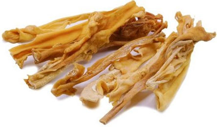 Produktbild von mascota vital Kausnack Ziegenhaut Monoprotein ohne Farb- und Aromastoffe 200g