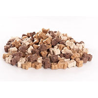 Produktbild von mascota vital Miniknochen Belohnungssnack Mix Lamm Gans Lachs getreidefrei 200g