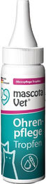 Produktbild von mascota vital Ohrenreiniger für Hunde und Katzen gegen Ohrmilben 50 ml