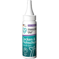 Produktbild von mascota vital Spot-On Parasitenbehandlung gegen Zecken Flöhe und Milben für Hunde Katzen Nagetiere Kaninchen und Vögel 50 Stück