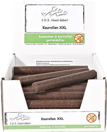 Produktbild von mascota vital Zahnpflege-Snack Kaurollen XXL Kaninchen und Kartoffel getreidefrei für Kaninchen