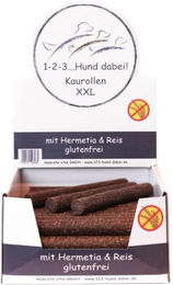 Produktbild von mascota vital Zahnpflege-Snack Kaurollen XXL mit Hermetia Insekten