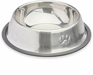 Produktbild von Mascow Futternapf für Hunde aus Metall in Silber und Grau 24 Stück