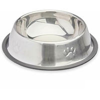 Produktbild von Mascow Futternapf für Hunde aus Metall in Silber und Grau 24 Stück
