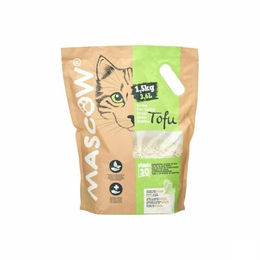 Mascow Tofustreu Vegan Katzenstreu 1500g - 8 x 1,5 kg – Bild 1 von 1