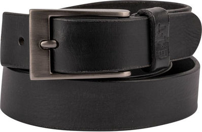 Massimo Gürtel für Herren aus Leder in Schwarz 95 cm – Bild 1 von 2