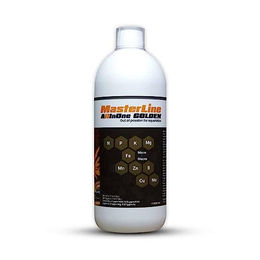 Masterline All in One Golden Aquariumpflanzendünger mit Mikro- und Makronährstoffen 1000 ml - 1000 ml – Bild 1 von 2