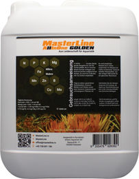MasterLine AllInOne Golden Aquariumpflanzendünger mit Mikro- und Makronährstoffen 5000 ml - 5 l – Bild 1 von 2