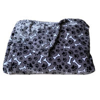 Produktbild von MATE FOR DOGS Hundedecke Struppi aus Fleece für Hunde und Katzen Grau S 50x70cm - 1 Stk.