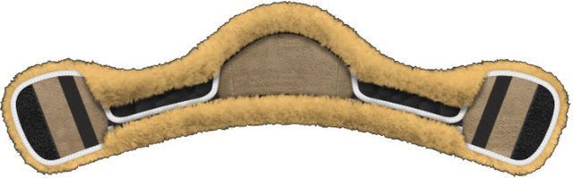 Produktbild von Mattes Lammfell für Athletico Kurzgurt in Beige oder Gelb