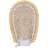 Produktbild von Mattes Pflegehandschuh mit Sisal in Hellgelb Größe L