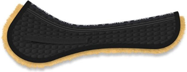 Produktbild von Mattes Sattelkissen Standard aus Baumwolle ohne Fellrand in Grau oder Schwarz