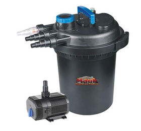 Mauk XL UVC Teichdruckfilter Komplettset mit 13 W UVC Klärer inkl. Pumpe und Bachlauf Funktion für bis zu 16000 Liter – Bild 1 von 9