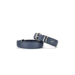 Produktbild von Maul Ledermanufaktur Leder-Halsband Klassik Soft Jeans Blau Größe 45