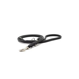 Produktbild von Maul Ledermanufaktur Rundleder-Leine aus Leder in Schwarz mit Gold-Elementen