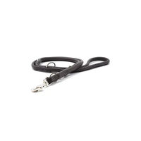 Produktbild von Maul Ledermanufaktur Rundleder-Leine Dunkelbraun 6mm mit Silberbeschlag
