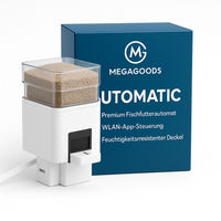 Produktbild von MAVURA Automatischer Futterautomat für Fische mit WLAN App Steuerung aus Kunststoff in Weiß - 500 ml