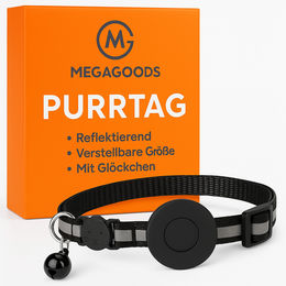 MAVURA Katzenhalsband reflektierend mit AirTag-Halterung verstellbar – Bild 1 von 5