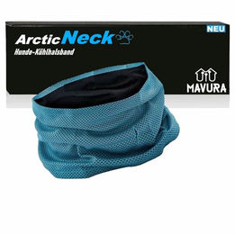 MAVURA Kühlhalsband Halstuch für Hunde Türkis Größe L – Bild 1 von 5