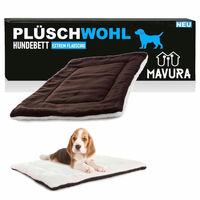 Produktbild von MAVURA PLÜSCHWOHL Hundebett und Katzenbett aus Plüsch in Braun