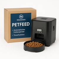 Produktbild von MAVURA Smarter Futterautomat für Katzen und Hunde mit Timer in Schwarz aus Kunststoff
