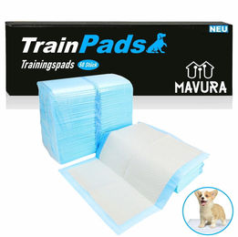 MAVURA TrainPads XXL Welpenunterlagen für Welpen 60x60cm 50 Stück - 50 x 60 cm – Bild 1 von 13