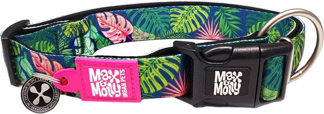 Max & Molly Gotcha! Hundehalsband mit Smart ID Tropical für große Hunde aus gepolstertem Neopren Größe L – Bild 1 von 12