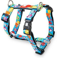 Produktbild von Max & Molly H-Geschirr Little Monsters Bunt Größe M aus Neopren und Polyester