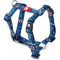 Produktbild von Max & Molly H-Geschirr Sailor Blau Größe L aus Neopren für Hunde