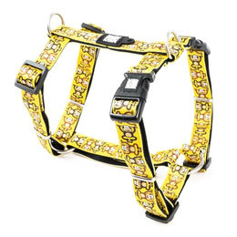 Max & Molly Hundegeschirr H-Form aus Neopren Gelb XS – Bild 1 von 9