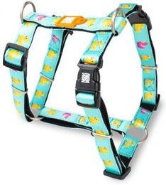 Max & Molly Hundegeschirr H-Form Ducklings in Türkis Bunt Größe L aus Neopren gepolstert und wasserabweisend – Bild 1 von 9