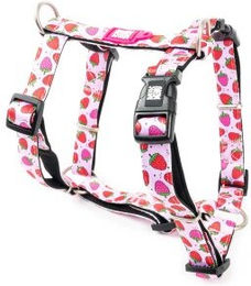 Max & Molly Hundegeschirr H-Form Strawberry Dream XS aus Neopren Rosa – Bild 1 von 9