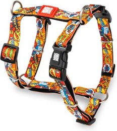 Max & Molly Hundegeschirr in H-Form aus Neopren Heroes Größe L Bunt – Bild 1 von 8