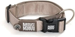 Max & Molly Hundehalsband Gotcha! mit Smart ID, gepolstertes Neopren, Beige, 44-69cm – Bild 1 von 5