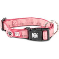 Produktbild von Max & Molly Hundehalsband Matrix 2.0 Rose XS mit Gotcha! Smart ID Sicherheitsanhänger, gepolstert, reflektierend und wasserabweisend, hypoallergen mit Neopren