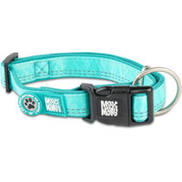 Produktbild von Max & Molly Hundehalsband Matrix 2.0 Türkis M mit Smart ID Sicherheitsanhänger, gepolstert und wasserabweisend, Halsumfang 34-55 cm - 1 Stk.