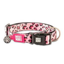 Max & Molly Hundehalsband mit Smart ID Leopard Pink XS gepolstertes Neopren wasserdicht - 1 Stk. – Bild 1 von 10