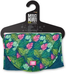 Max & Molly Hundehandtuch Tropical in Gelb Rosa oder Bunt – Bild 1 von 3