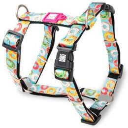 Max & Molly Hundeschirr Donuts H-Geschirr aus Neopren XS Bunt – Bild 1 von 9