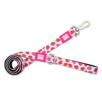 Produktbild von Max & Molly Kurzführer Strawberry Dream S für kleine Hunde aus Neopren in Rosa Bunt wasserabweisend