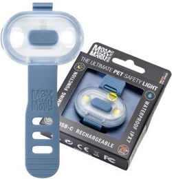 Max & Molly Matrix 2.0 Ultra LED Hundelicht Ocean Blau wasserfest und USB wiederaufladbar aus Silikon – Bild 1 von 13